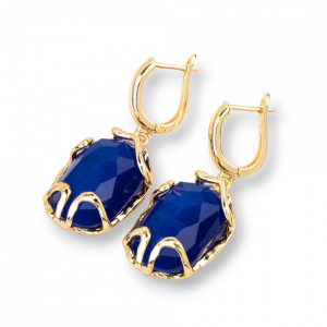Cat's eye earrings
