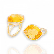 Bronzas gredzens ar Kristālu