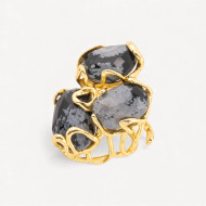 Sniegpārslu obsidiāns gredzens Sniegpārslu obsidiāns gredzens