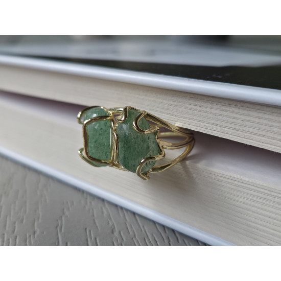 Aventurine ring