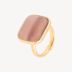 Square-shaped ring Square-shaped ring