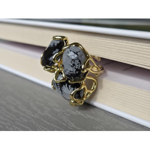 Snowflake Obsidian ring Snowflake Obsidian ring