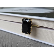 Bronze ring with Crystal