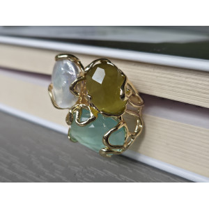 Cat's Eye, River Pearl – Ring