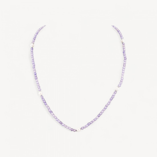 Kaklarota ar 925 sudraba aizdari, violeta Kaklarota ar 925 sudraba aizdari, violeta